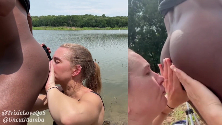TrixieLove: Freakige outdoor-zusammenstellung - MILF liebt bbc-zungenanal &amp;anal