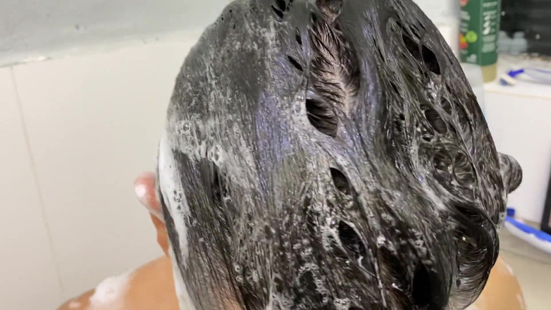 Leandro e Asafe: Kontol besar kurus ngentot pasif di kamar mandi