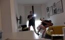 Bareback spy cam from Spain: Cameră de amatori, Rudalo futut fără prezervativ de Jess dimineața