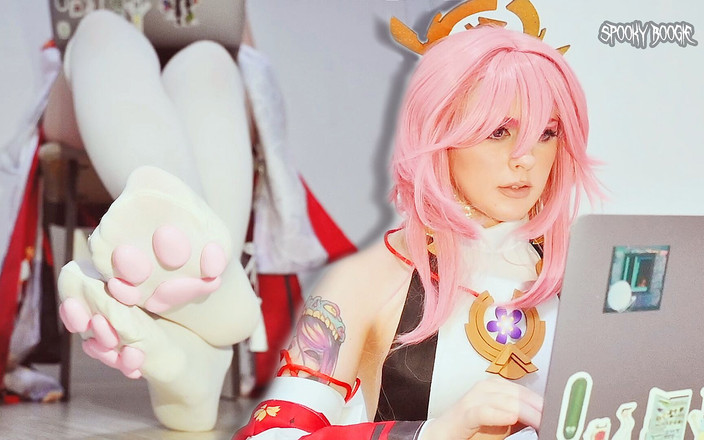 Spooky Boogie: 겐신을 연기하고 무시한 미코 Yae Miko