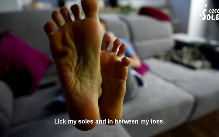 Czech Soles - foot fetish content: Young and Smelly Feet Dominate Poor Man