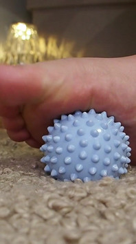 Grace of the Foot: Massage Ball in Action