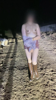 Anne Steele Nude Flashing on Road