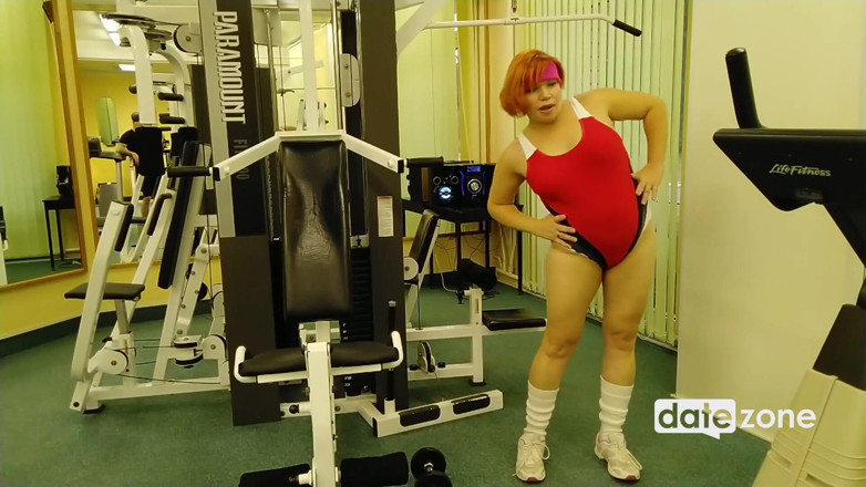 Datezone: Handsome coach fucks redhead mature slut in the gym