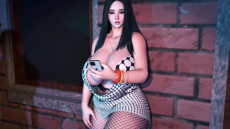 Why fuck so hard: 3D BBW dojrzałe milf drażni BBC, aby pieprzyć jej mokre...