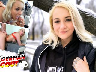 German Scout: German Scout - Petite Teen Marilyn Sugar Pickup for First Time...