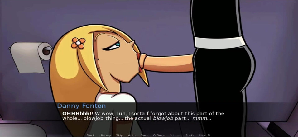 Hentai World: Amity park lot cum after deepthroat