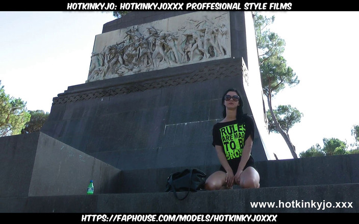 Hotkinkyjo: Hotkinkyjoxxx proffesional style films: Hotkinkyjo Villa Borghese - vuistneuken in Rome &amp; verzakking