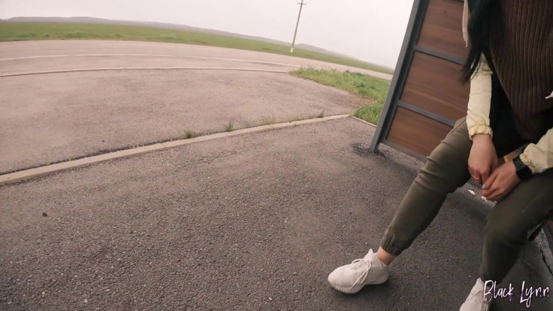 YSP Studio: Risky Blowjob on a Bus Station Near the Road - Almost...