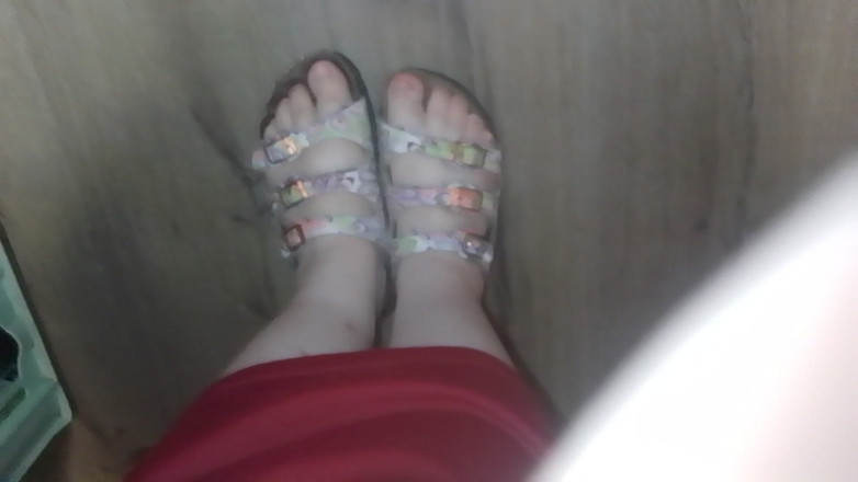 tammara big: Utslitna Birkenstock-skor