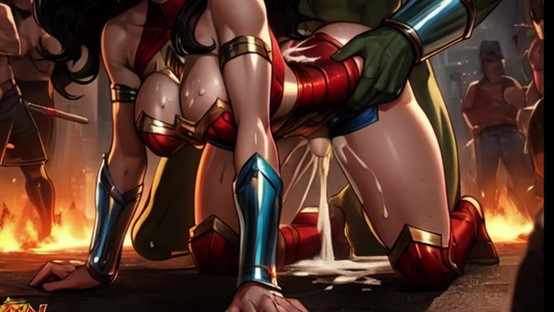 Spicy Toons: Wspaniała kobieta kontra nienasycony hulks, pełny film