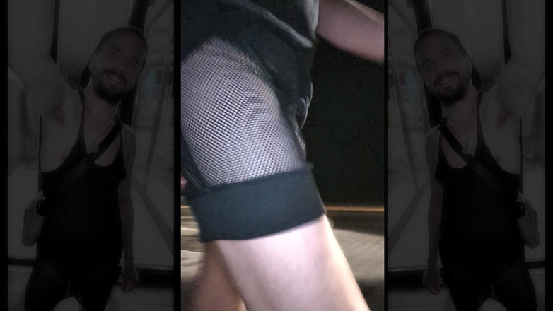 kinkygaynudist: Опівнічний Сітчасте Божевілля (літня Прогулянка, Щоб Втратити Контроль)