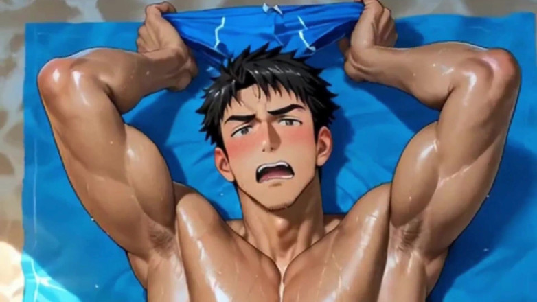 Real narrated fantasy Hentai: Futând cururi fierbinți ale mai multor homosexuali pasivi într-o stațiune din...