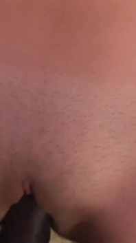 Brunette teen fucked and creampied in POV from BBC dude