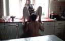 Ogya couple: Romantic Sex in the Kitchen After His Wife Prepares His...