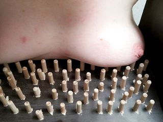 Jana Owens - Extreme BDSM: Tit punishing machine