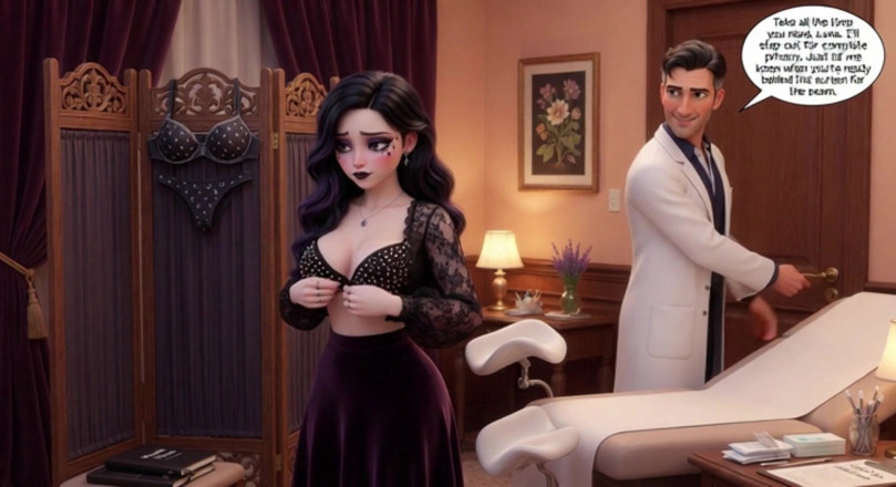 My night collection: Il primo sensuale checkup di luna la bellezza gotica sveglia...