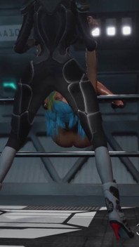 Sci-fi Female Android Fucks a Horny Girl with a Strapon in the Base Camp on Exoplanet