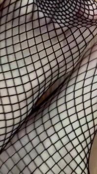 Fishnet Stockings on Feet