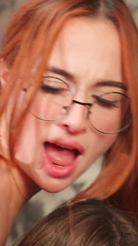 Selina Bentz as Hermione and Audrey Reid as Moaning Myrtle Take Turns on a Lucky Wizard's Hard Cock - Harry Potter Porn Parody