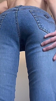 Jeans Fetish Petite MILF Ass Butt Dance Tease