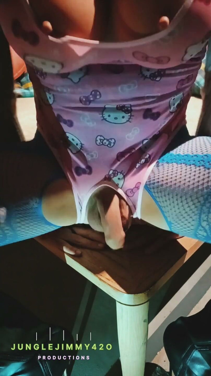 El Cheffe: Hello Kitty Hard Anal Dildo