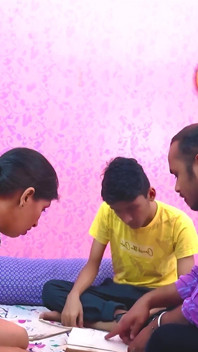 Desi Step Mom Teaches Her Step Son How to Fuck and Get Threesome Fucking Experience with a Teacher ( Hindi Audio ),