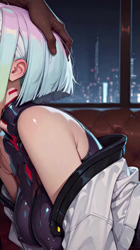 Lucy Kushinada Juicy Blowjob, Mouth Full of Cum Cyberpunk: Edgerunners