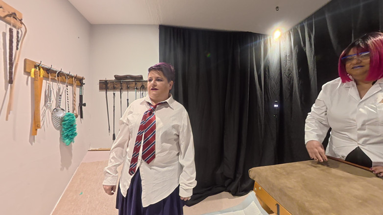 The Izars: Teachers Dirty Slut Gets Double Domination Part 2