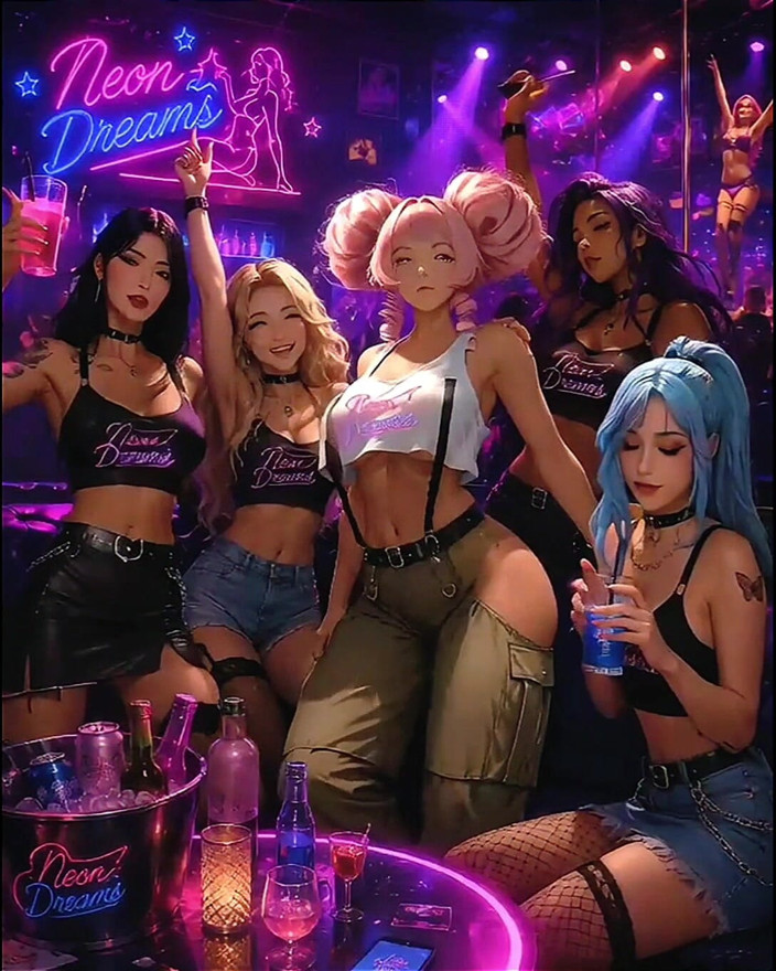 Neon dreams: Neon Dreams - Pink Baddies 2