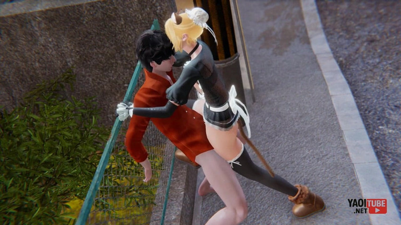 Yaoitube: Yaoi - une femme de ménage sexy se fait baiser en...