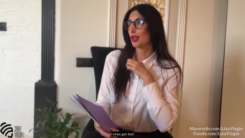 LizaVirgin: The secretary sucked dick boss