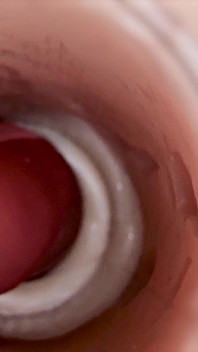 Camera Inside Deep Pussy Captures Huge Ejaculation of Sperm