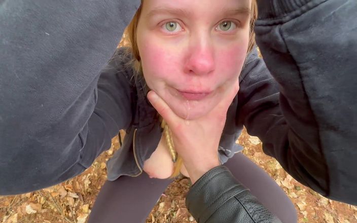 Maja Meer: 森林里的性爱约会 - 被绑住并被干！