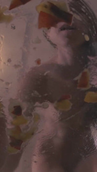 Fruit smoothie, Gina Gerson crushing fruit with her pussy and feet