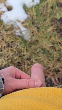 A Bit Risky Peeing - POV Outdoor Male Pee During a Nature Walk