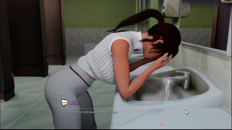 JAE Studio: Croft Adventure - #1 Lara play with herself in the shower