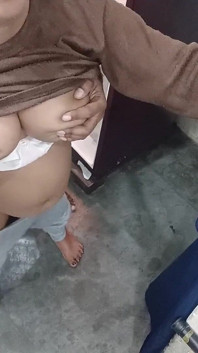 Girl Fucked in Kitchen Refrigerator Gate Cum-on-ass