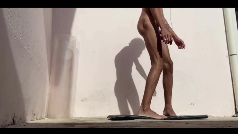 arabeputo: 흥분한 아침에 스트레칭.