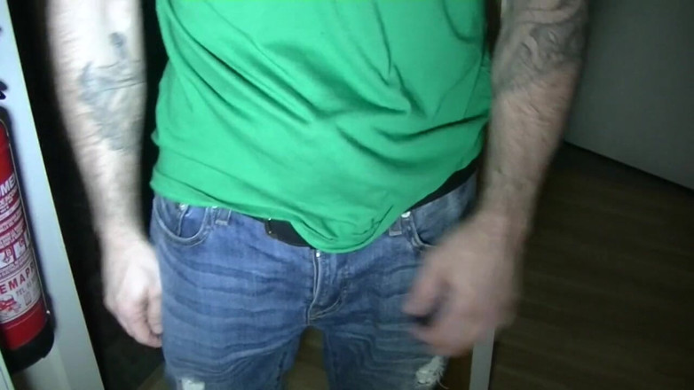 HARD FUCKER FROM MADRID: Zeus fucked raw by Damien Crosse and Viktor Rom