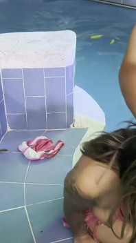 Fucking with My Girlfriend in the Hotel Pool