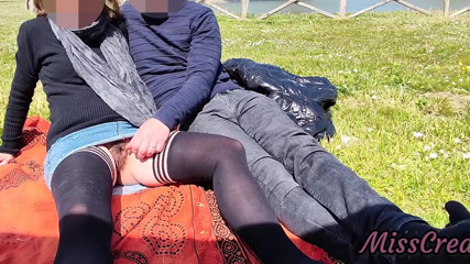 Miss Creamy: 208 Pussy Flash - Stepmom Caught by Stepson at A Park...