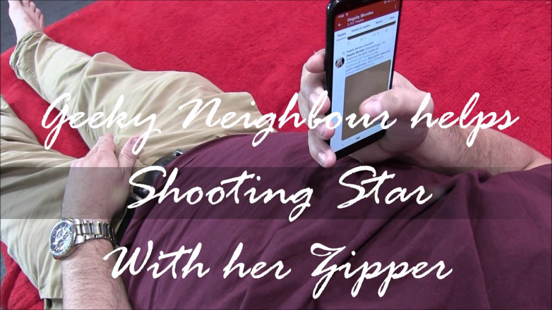 Shooting Star: Vedeta care filmează o vizitează pe Fatgeek