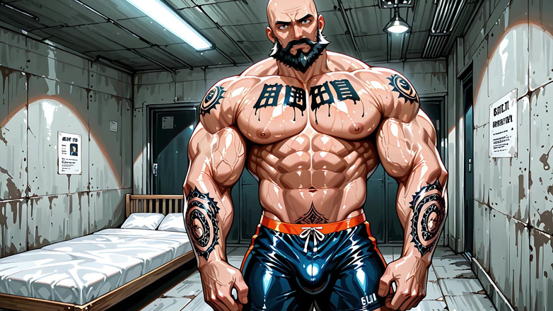 Erotic Man: Ai geje mięśni mężczyźni z dużymi wypukłymi