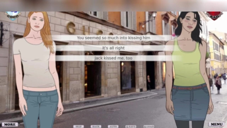 3DXXXTEEN2 Cartoon: Eva çok derine iniyor. 3 boyutlu porno çizgi film seks
