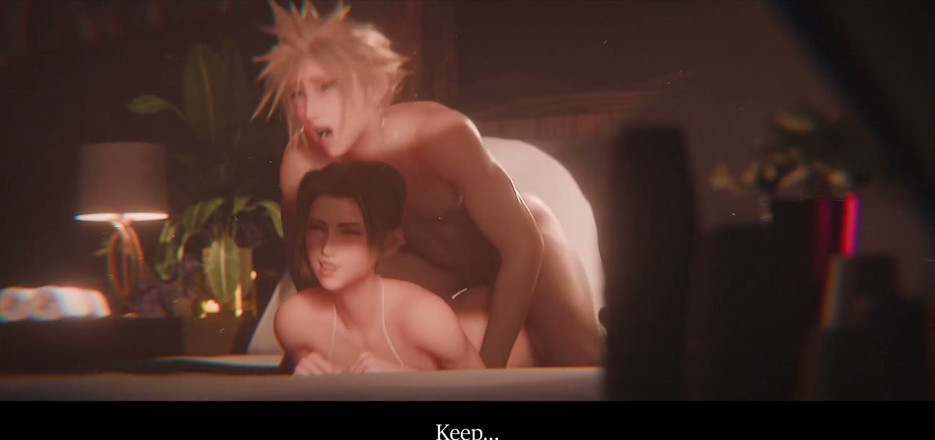 PixelAftDark: Aerith X Cloud - Dominare Pe Plajă