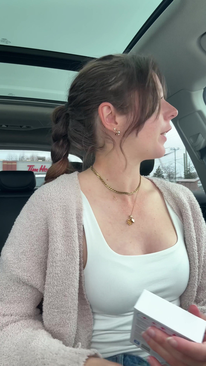 Nadia Foxx: Cumming in a Tim Hortons Drive Thru!