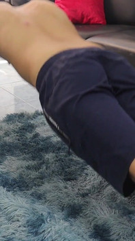 I Was Exercising and My Latina Stepsister Sucked My Cock and I Thrust My Cock Into Her Vagina