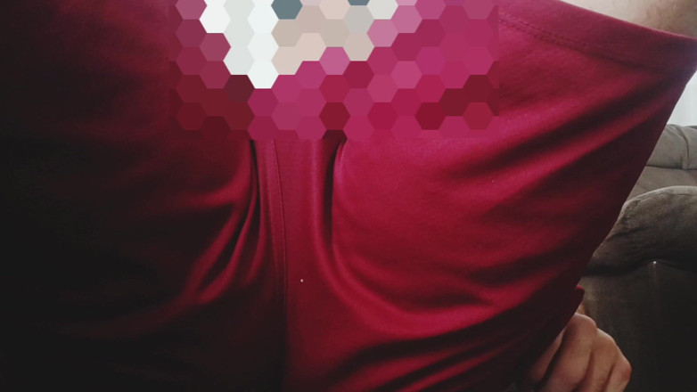 amateurbrazilian: Femboy Scratching the Red Balls