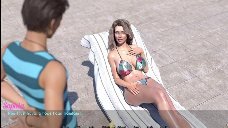 Johannes Gaming: AWAM #38 Sophia play with herself at the pool